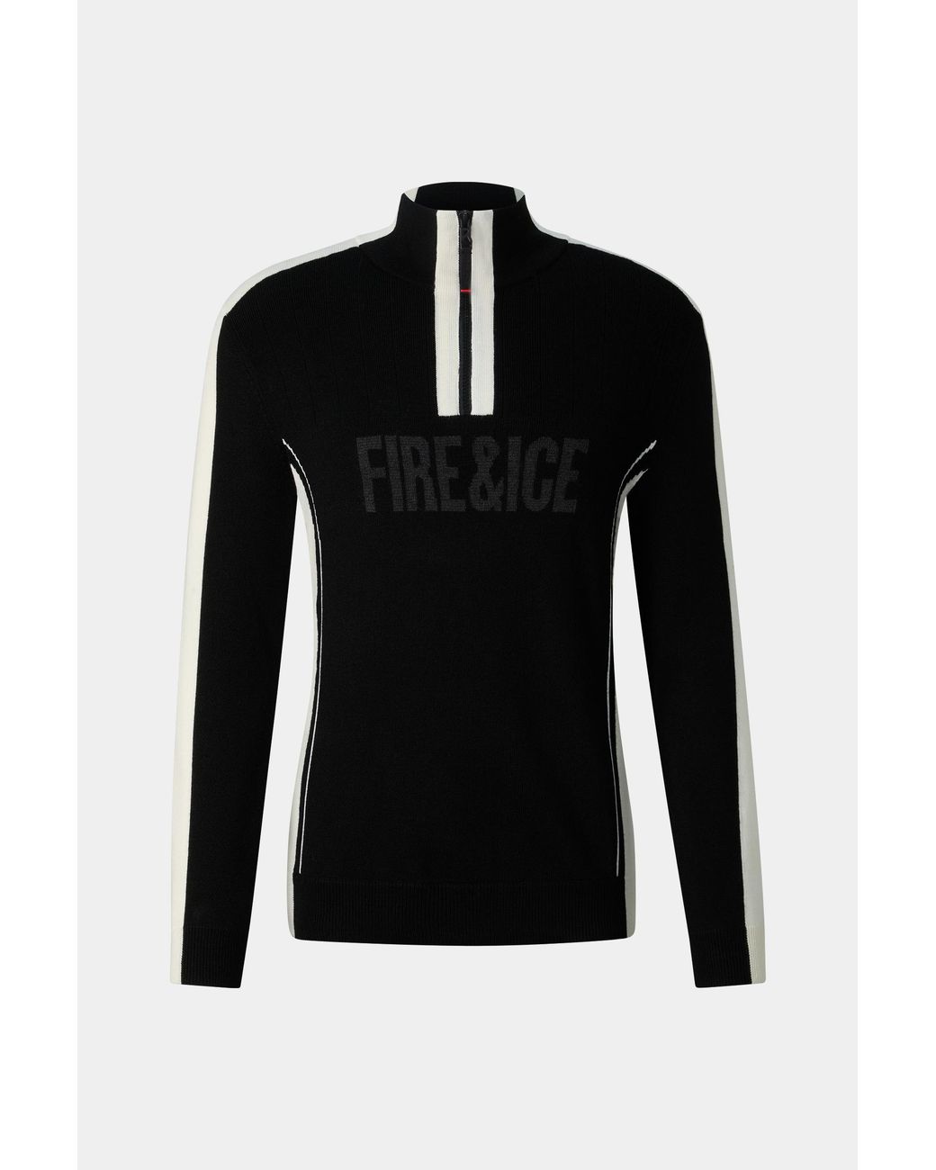 Bogner Fire + Ice Black Laurens Knitted Turtleneck for men