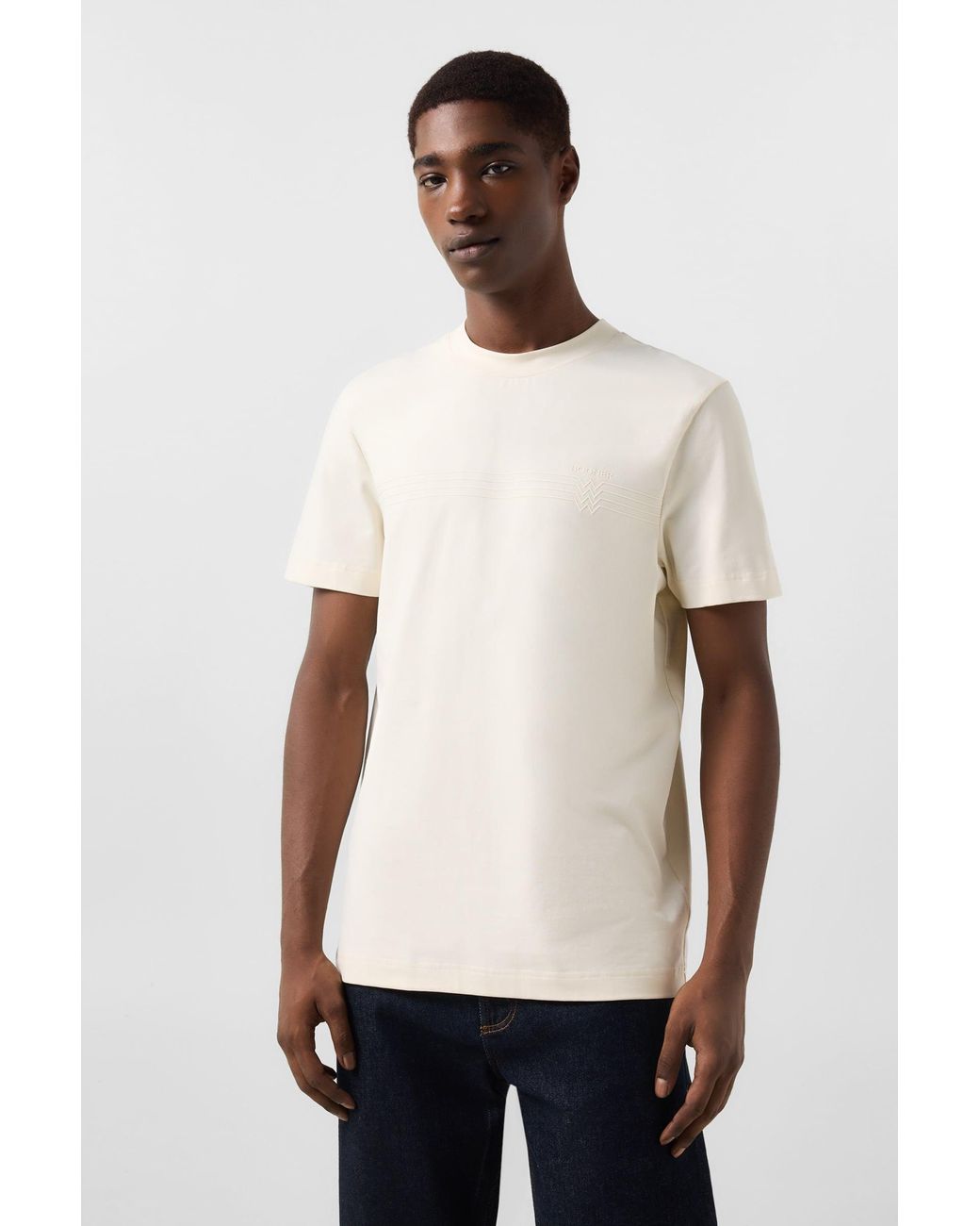 Bogner Natural Ryan Cotton-Blend T-Shirt For for men