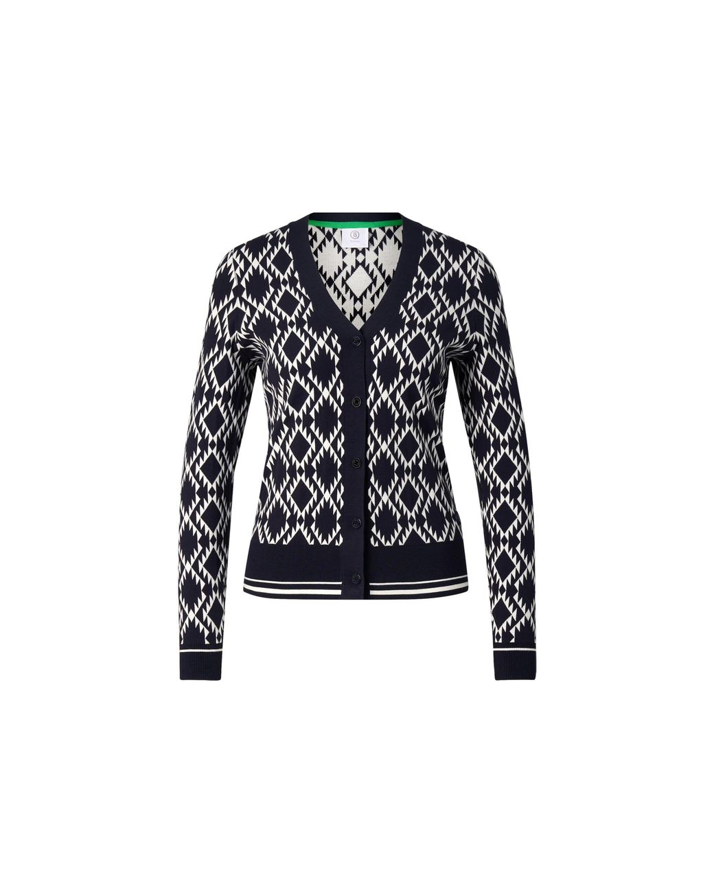 Bogner Blue Amber Knit Jacket For