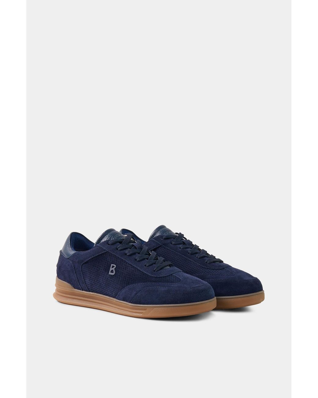 Bogner Blue Parma Trainers for men