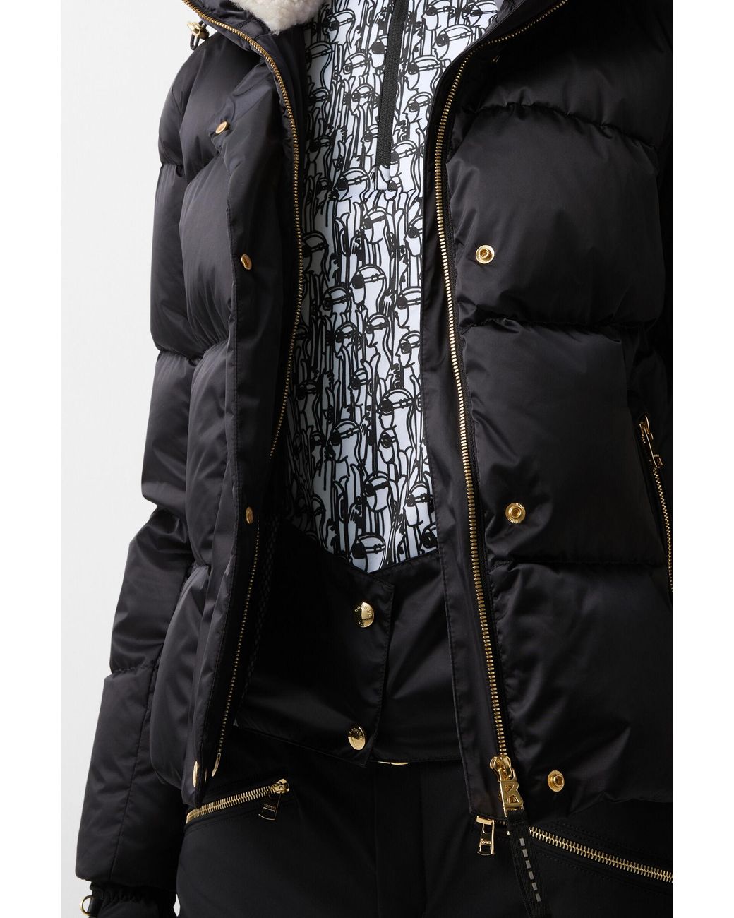 Bogner Black Hella Down Ski Jacket