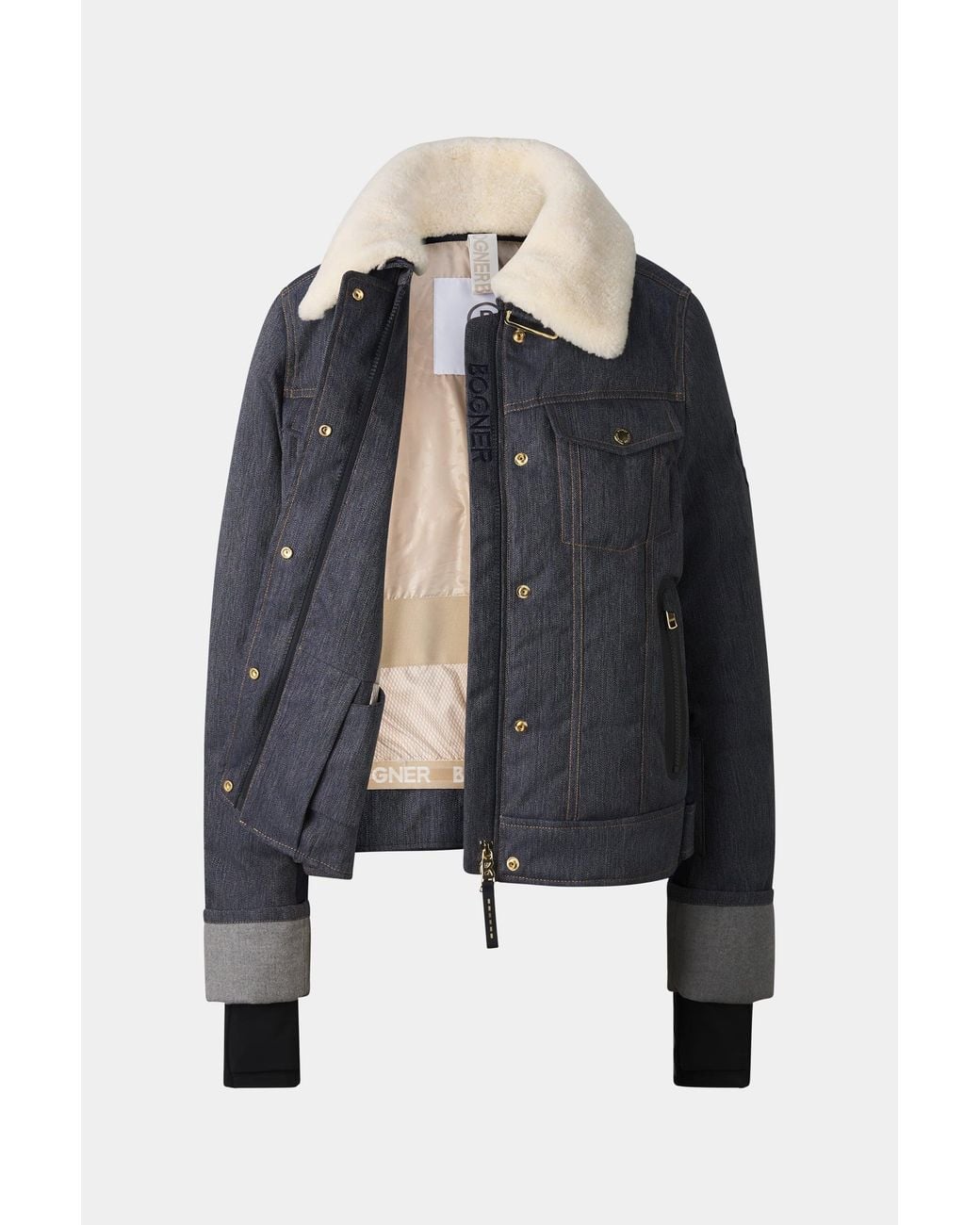 Bogner Blue Dena Denim Ski Jacket