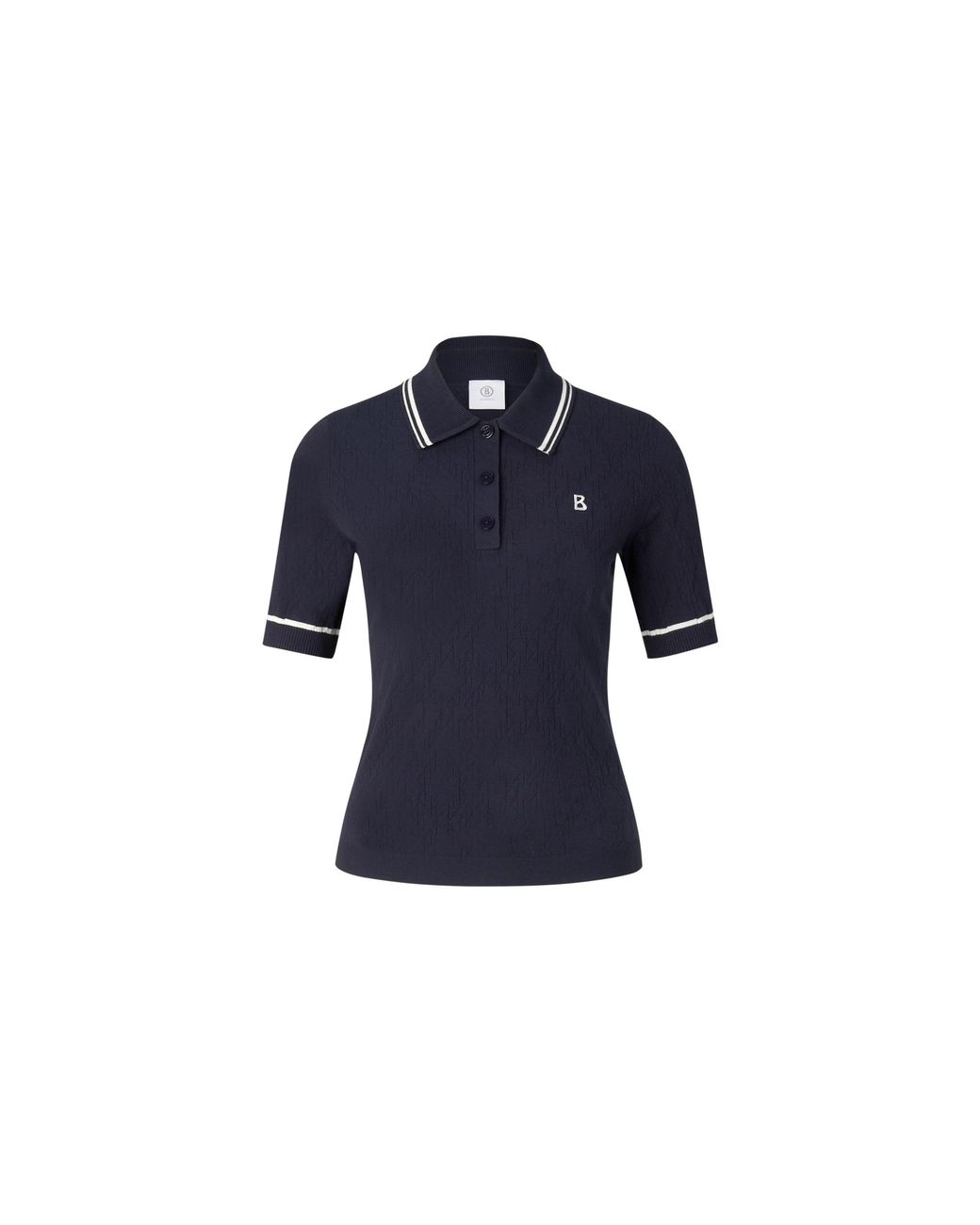 Bogner Blue Mandy Knitted Polo Shirt