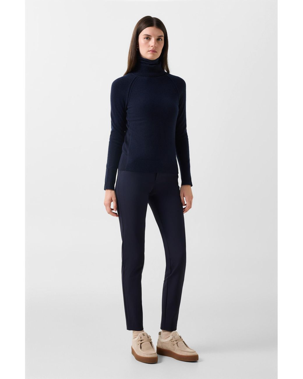 Bogner Blue Vaiana Pure New Wool And Cashmere Jumper