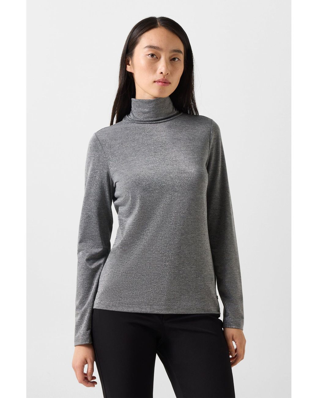 Bogner Gray Silva Long-Sleeved Top For