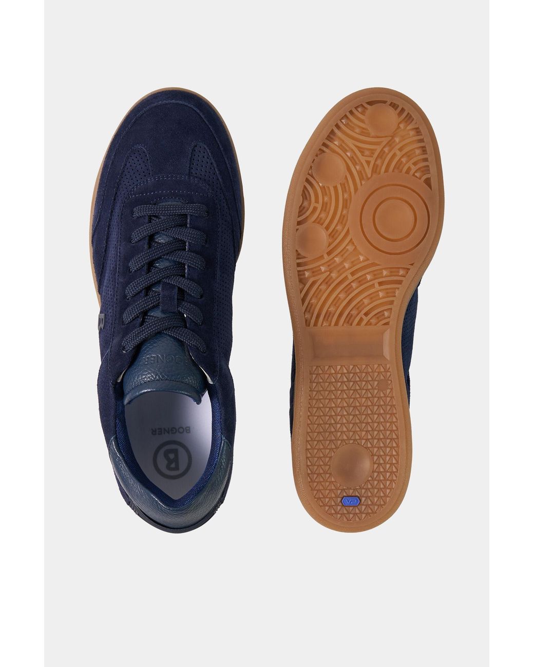 Bogner Blue Parma Trainers for men