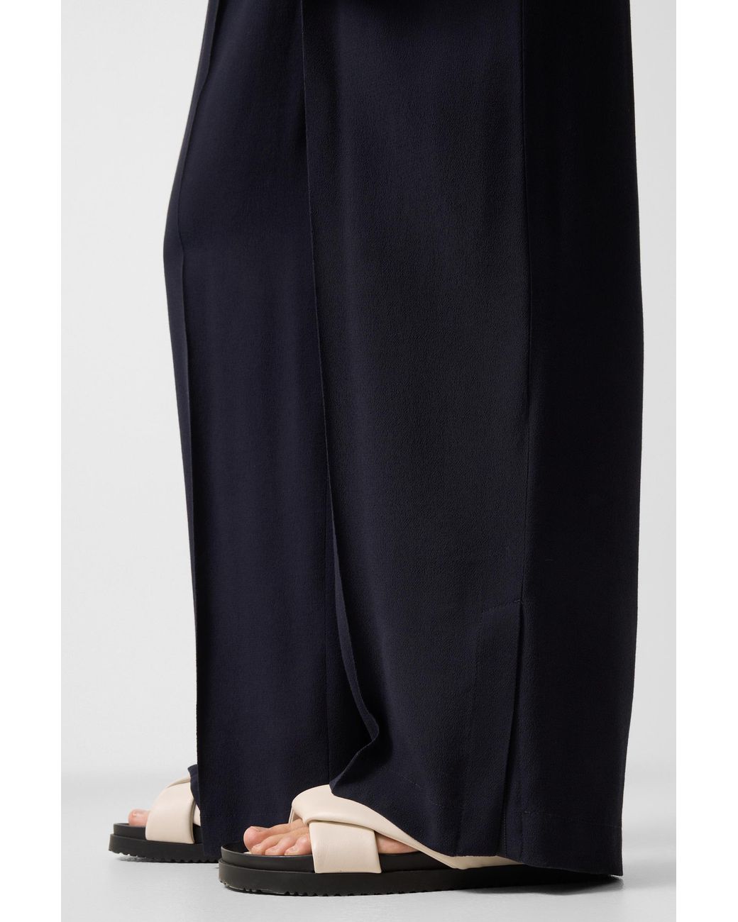 Bogner Blue Pleated Trousers Gina