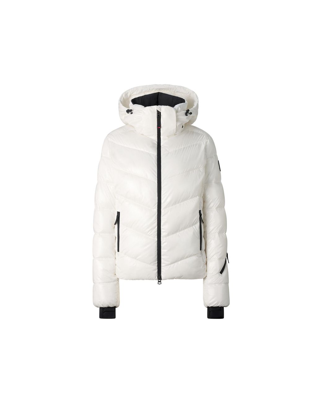 Bogner Fire + Ice White Saelly Ski Jacket For