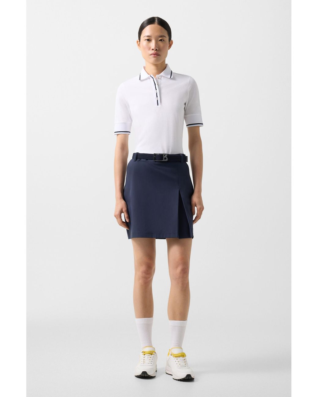 Bogner White Funktons Polo Shirt Elenor For