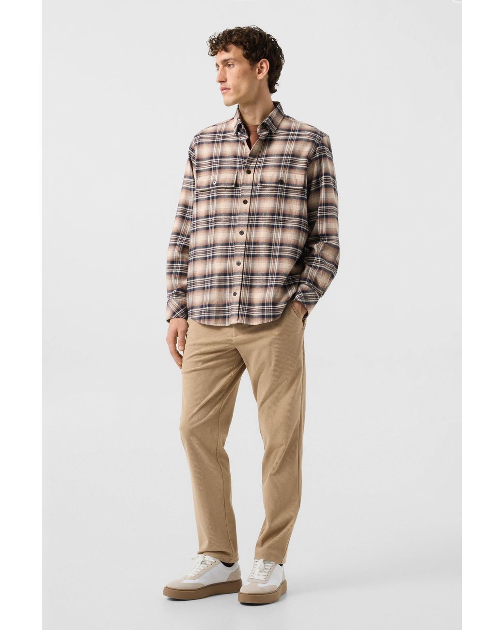 Bogner Brown Heiko Flannel Shirt for men