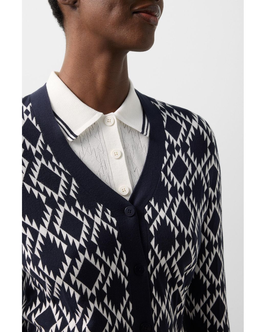 Bogner Blue Amber Knit Jacket For