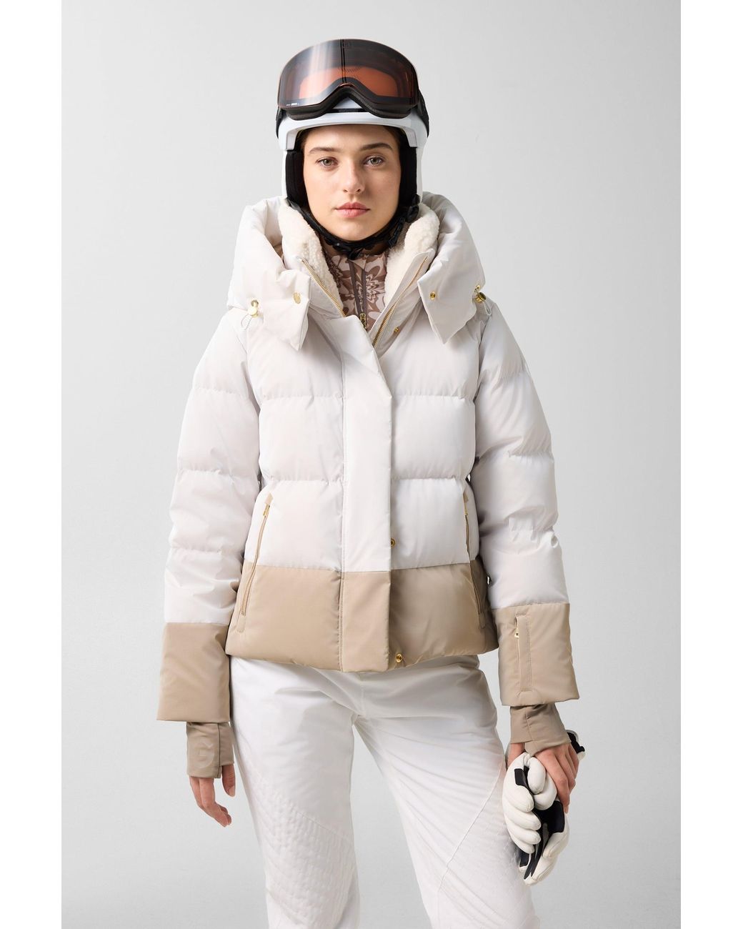 Bogner Natural Naia Down Ski Jacket For