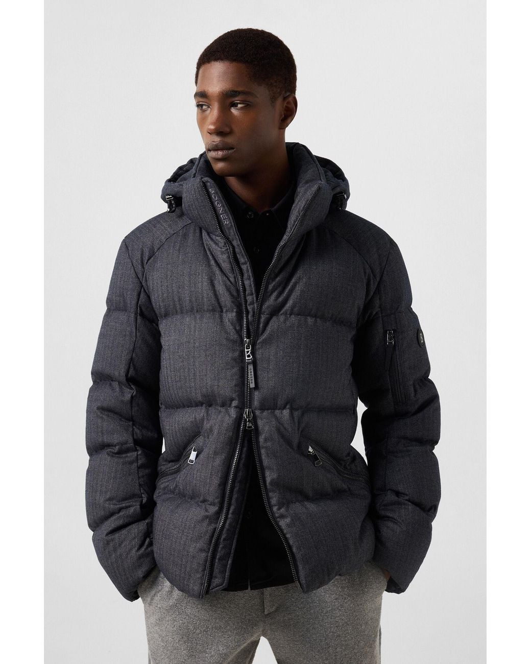 Bogner Black Jamy Down Jacket for men