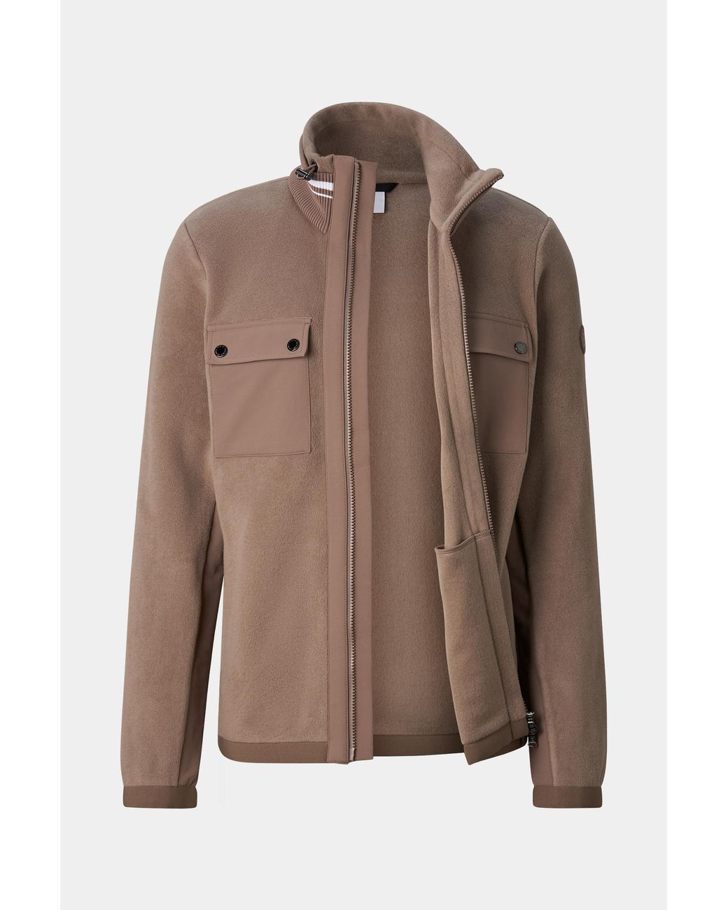Bogner Brown Gaston Mid-layer Fleece Jacket for men