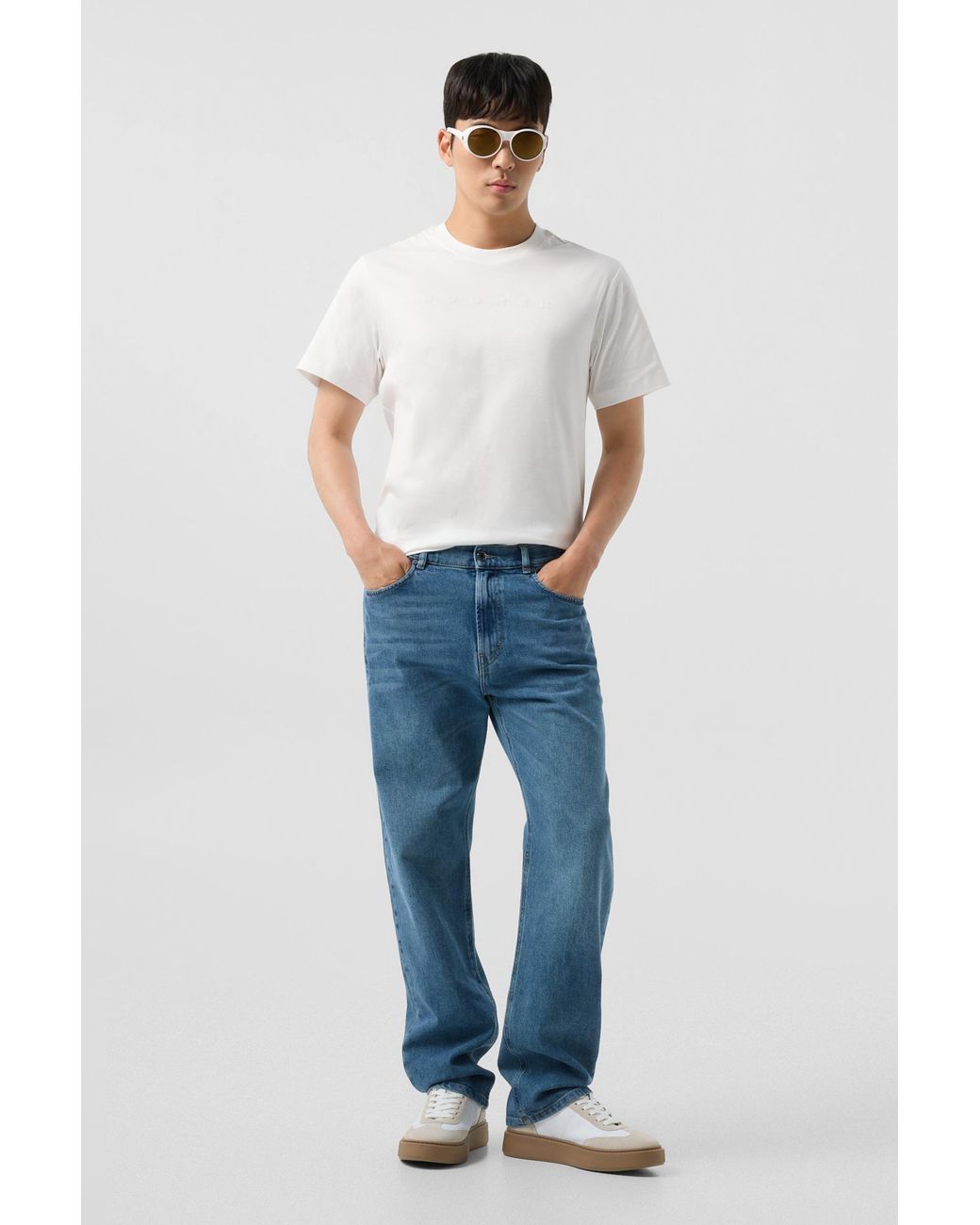 Bogner White Lukas Cotton T-Shirt For for men