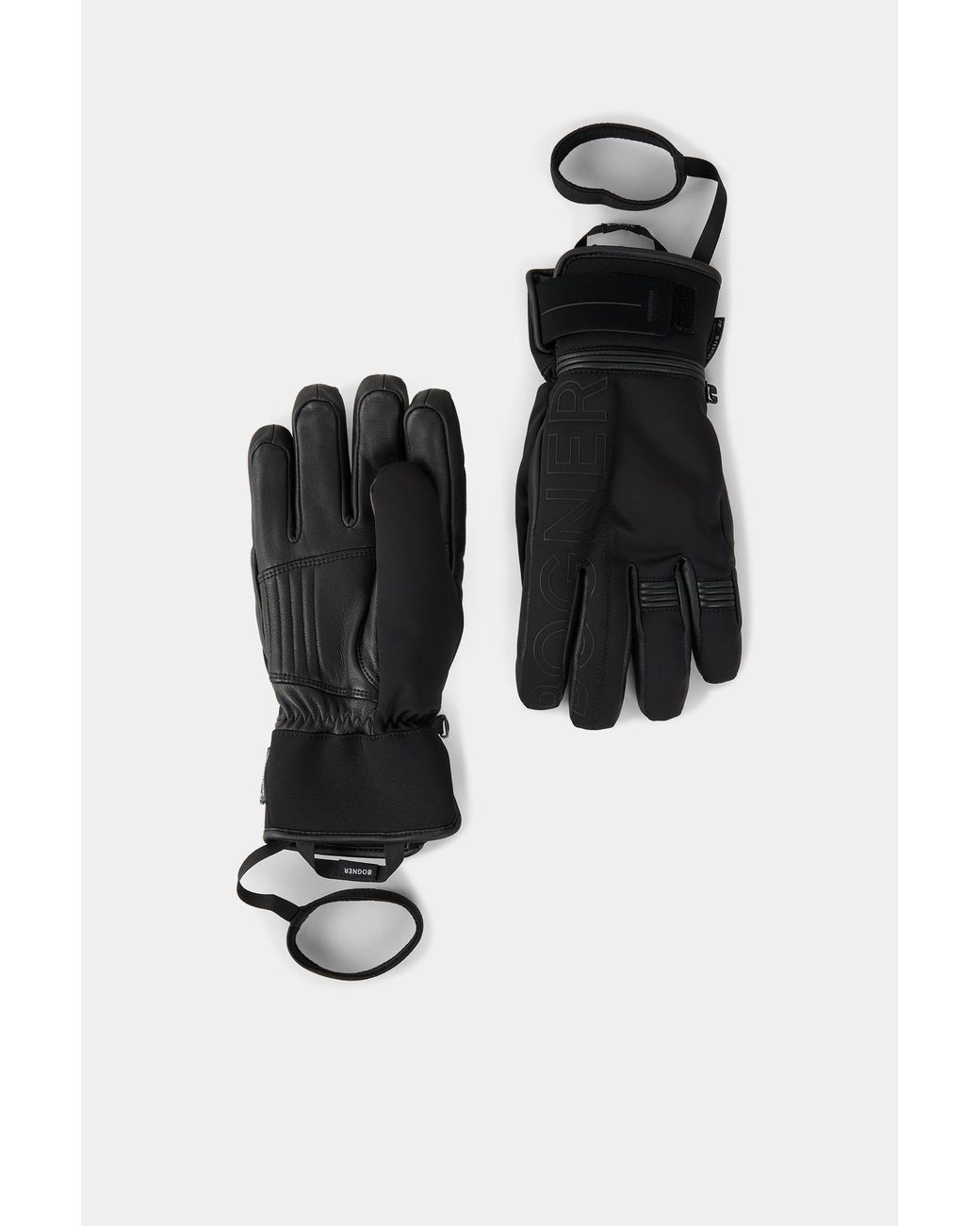 Bogner Black Gloves Ben for men