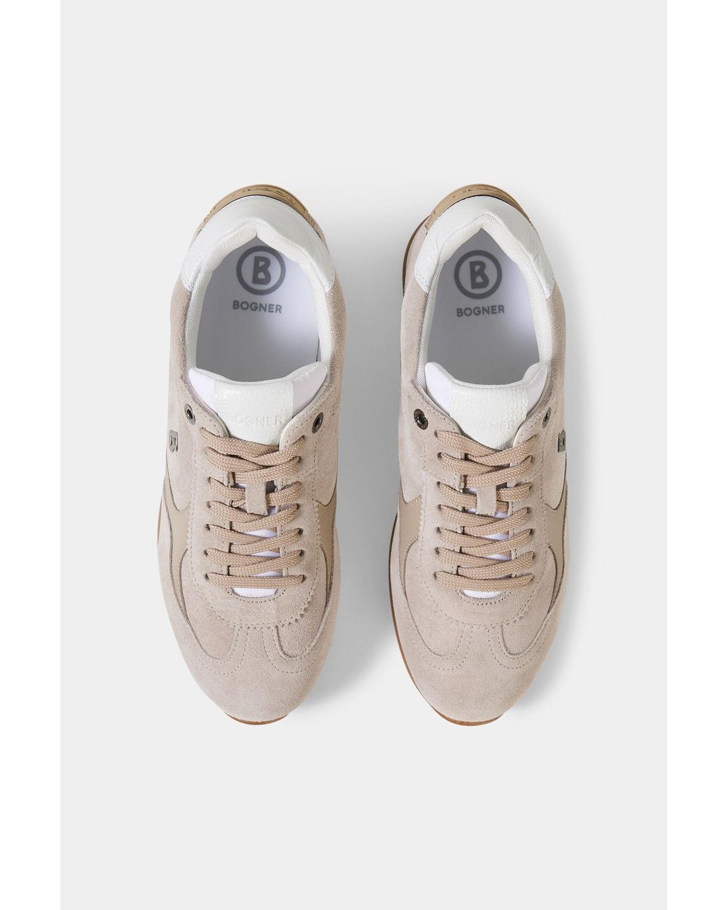 Bogner White Monza Trainers for men