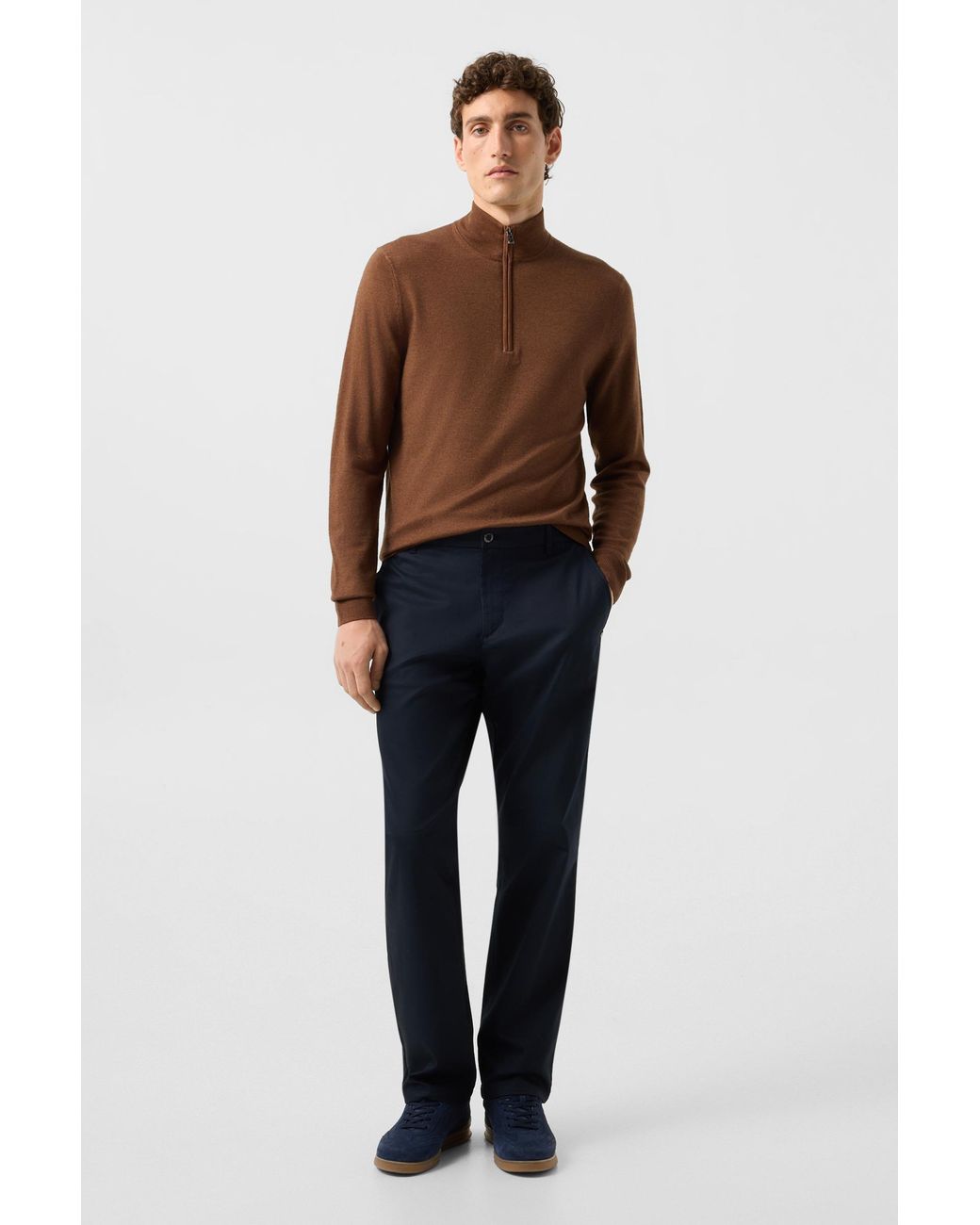Bogner Brown Ouri Merino Turtleneck For for men