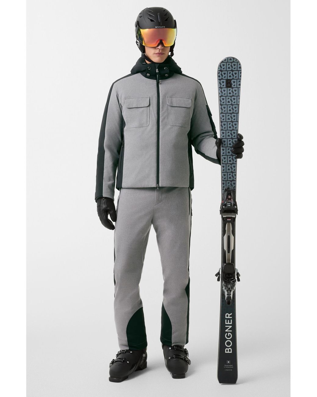 Bogner Gray Cobeyn Down Ski Jacket for men