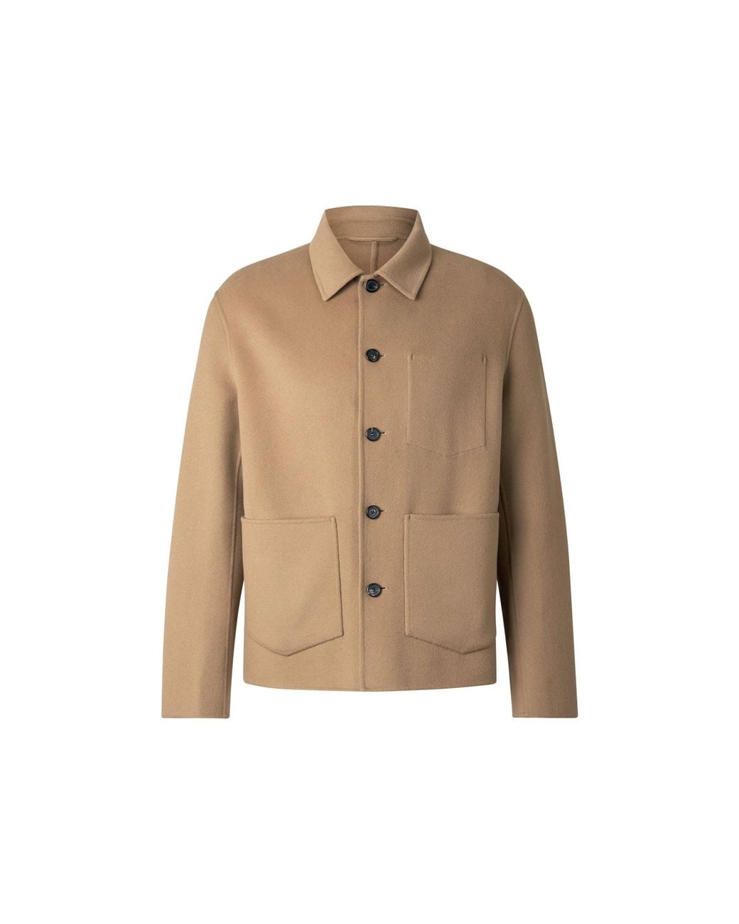 Bogner Natural Mirco Double-faced Wool Shirt Jacket for men