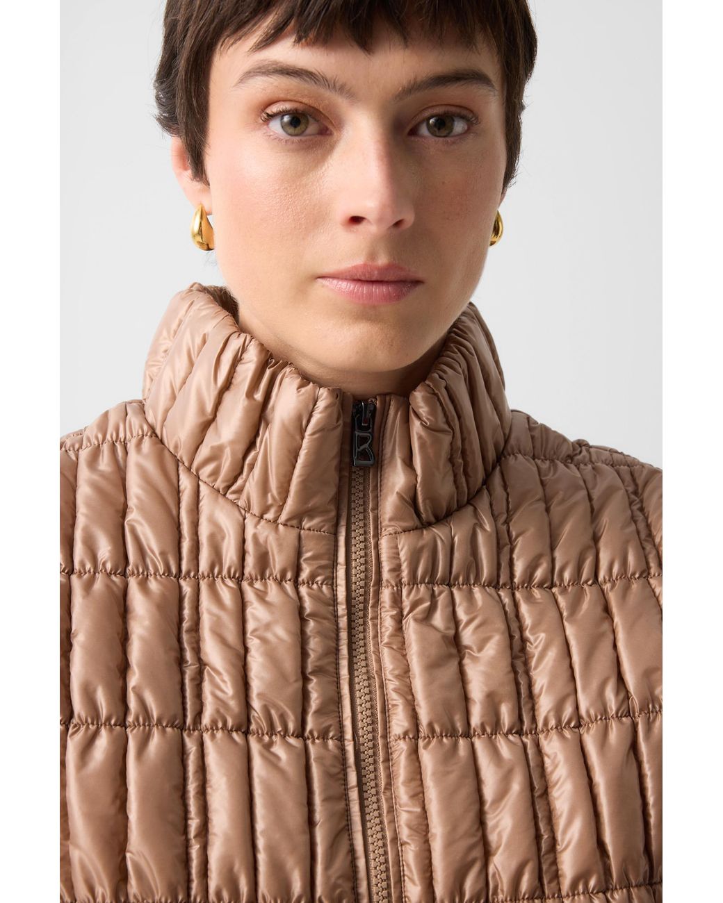 Bogner Brown Sally Quilted Waistcoat