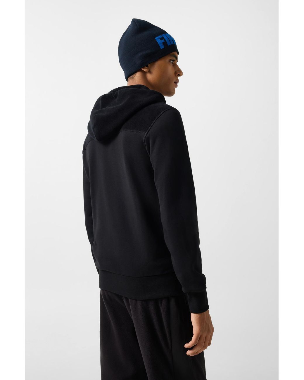 Bogner Fire + Ice Black Kano Cotton Jersey Jacket for men