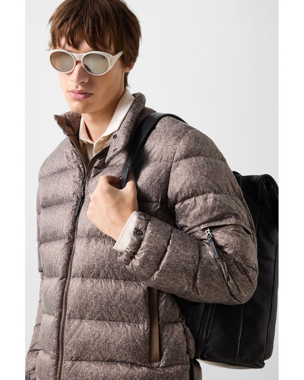 Bogner Brown Hugh Down Jacket For for men