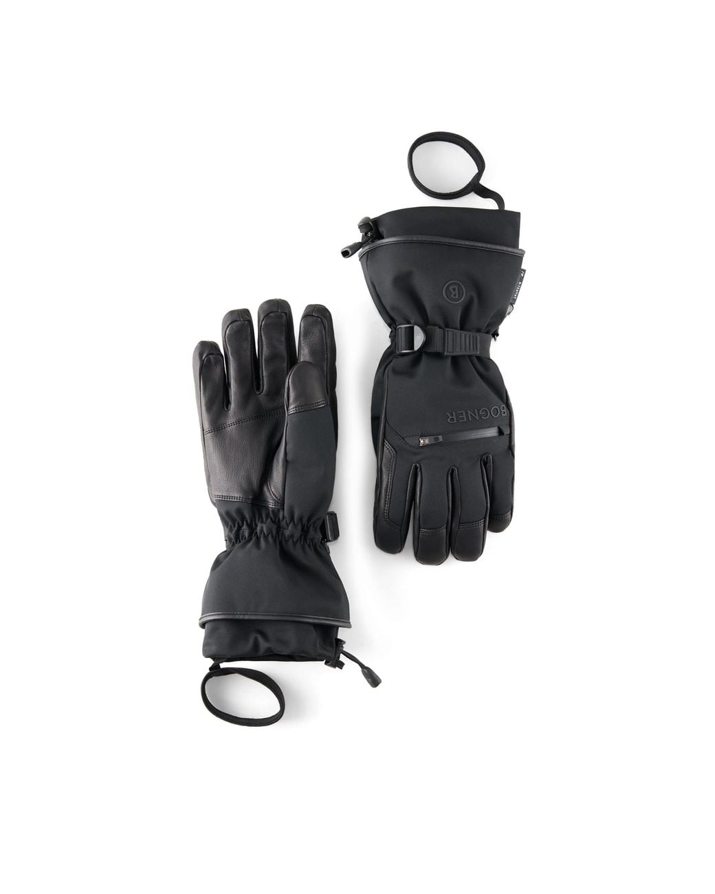 Bogner Black Erko Gloves for men