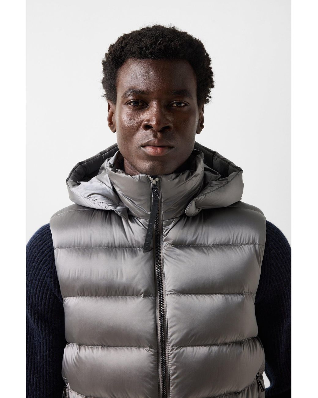 Bogner Gray Holger Down Vest For for men