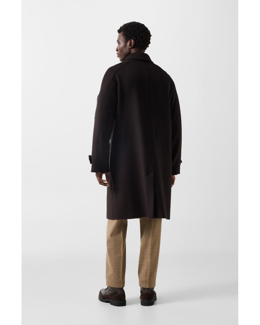 Bogner Black Tilo Double-faced Coat for men