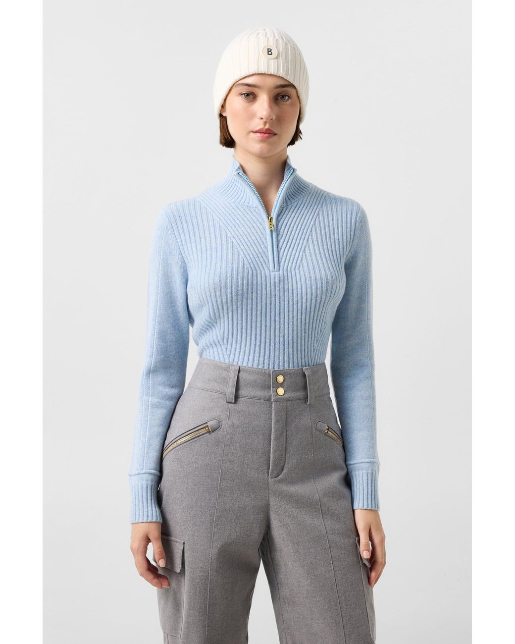 Bogner Blue Camila Cashmere Turtleneck