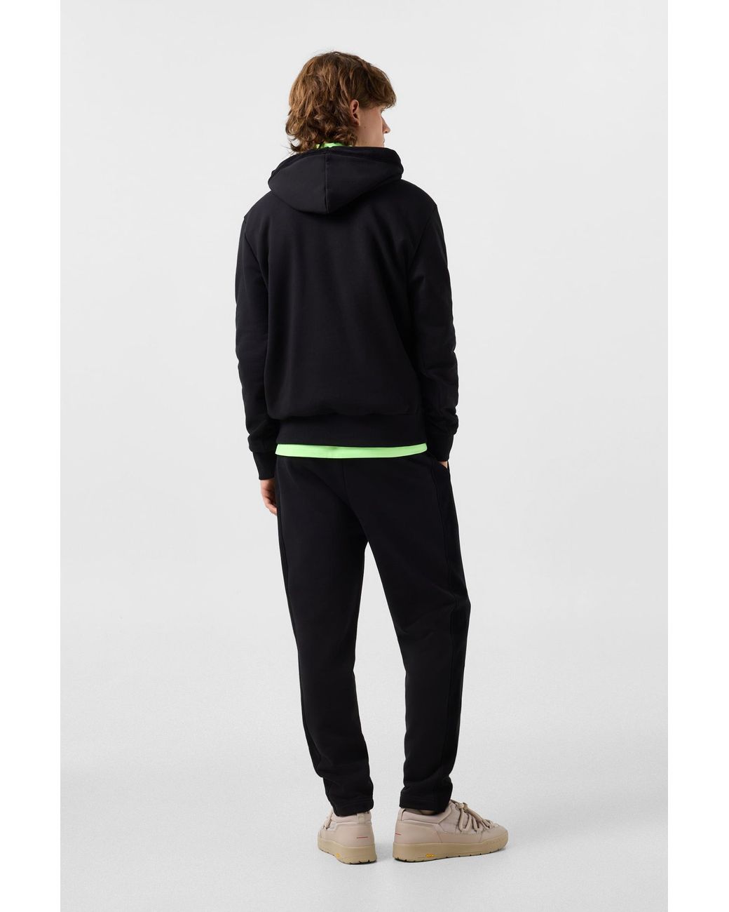 Bogner Fire + Ice Black Kristan Cotton Hoodie for men