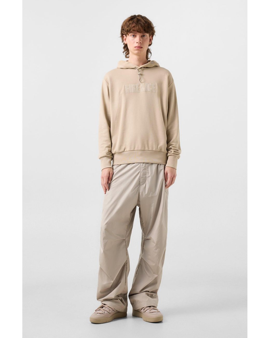 Bogner Fire + Ice Natural Kristan Cotton Hoodie for men