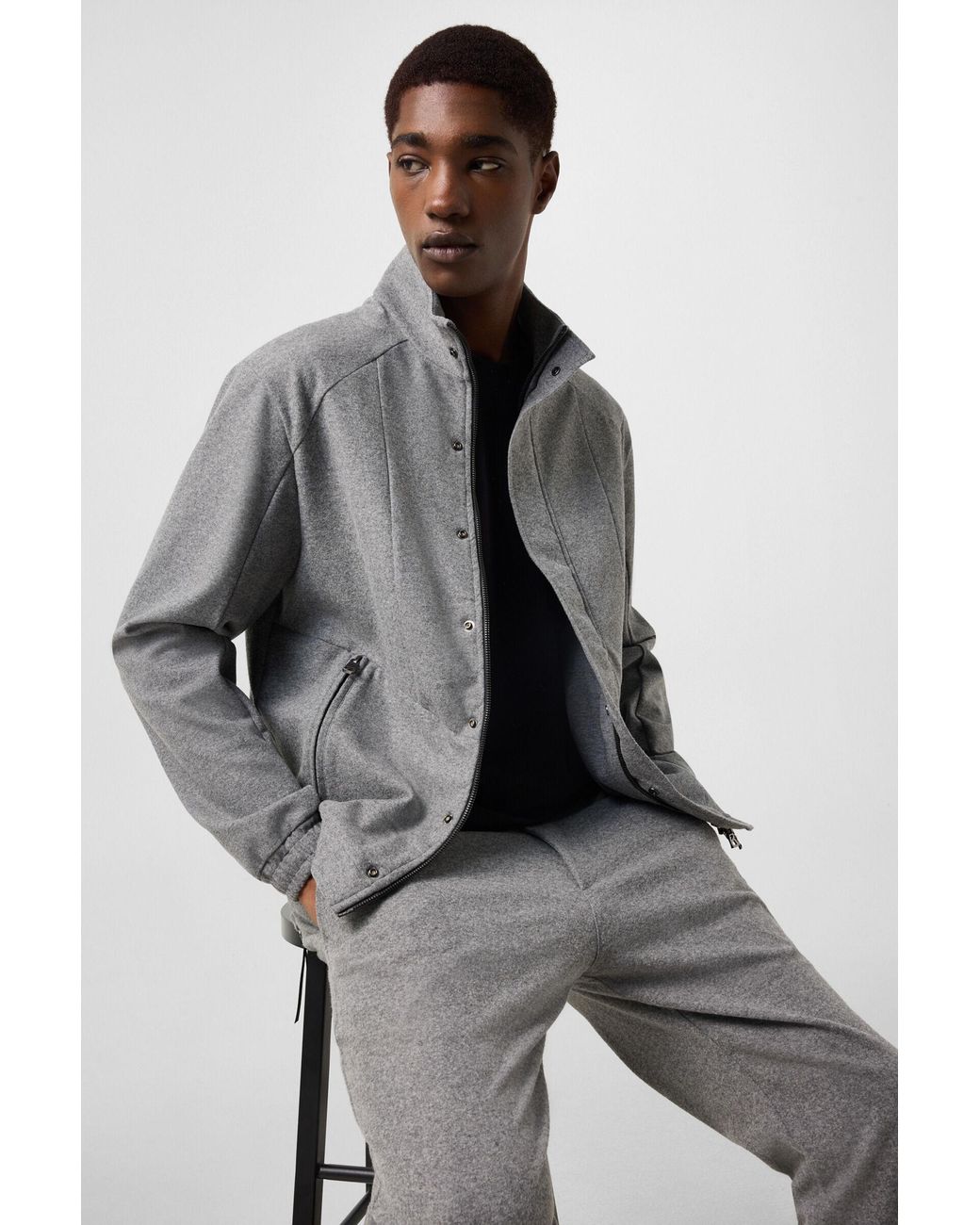 Bogner Gray Bradley Flannel Jacket For for men