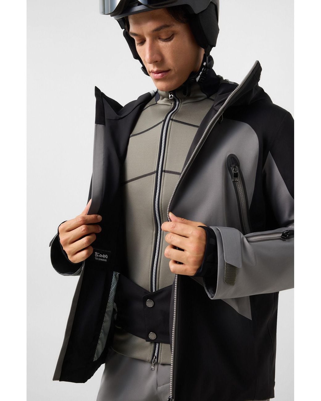 Bogner Gray Jasper Ski Jacket for men
