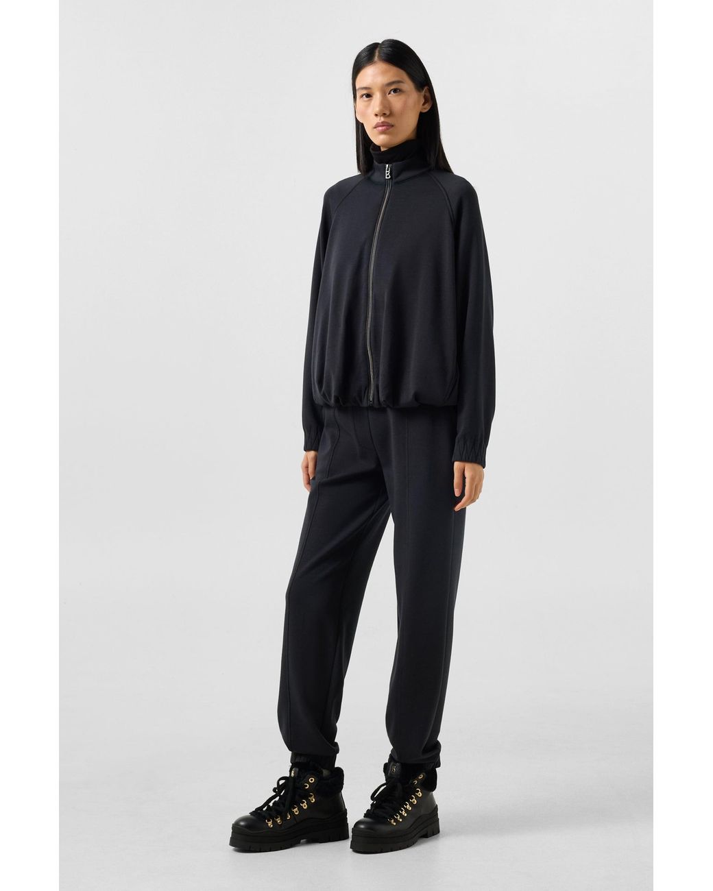 Bogner Black Maditha Jersey Jacket For