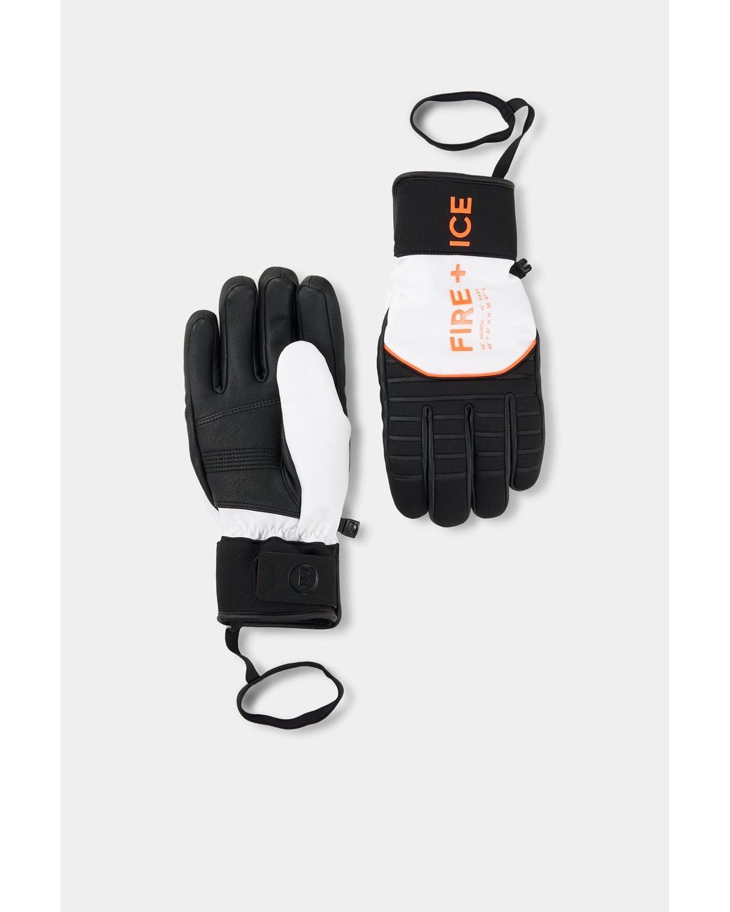 Bogner Fire + Ice Black Erko Gloves For for men