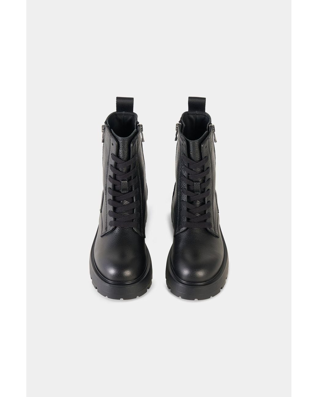 Bogner Black Riga Lace-up Boots