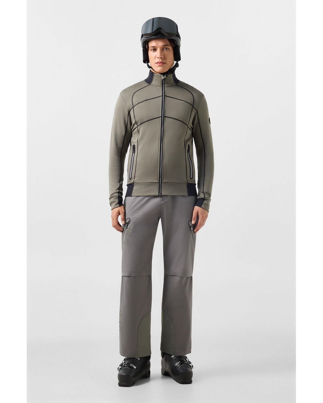 Bogner Gray Hayo Mid-layer Jacket for men