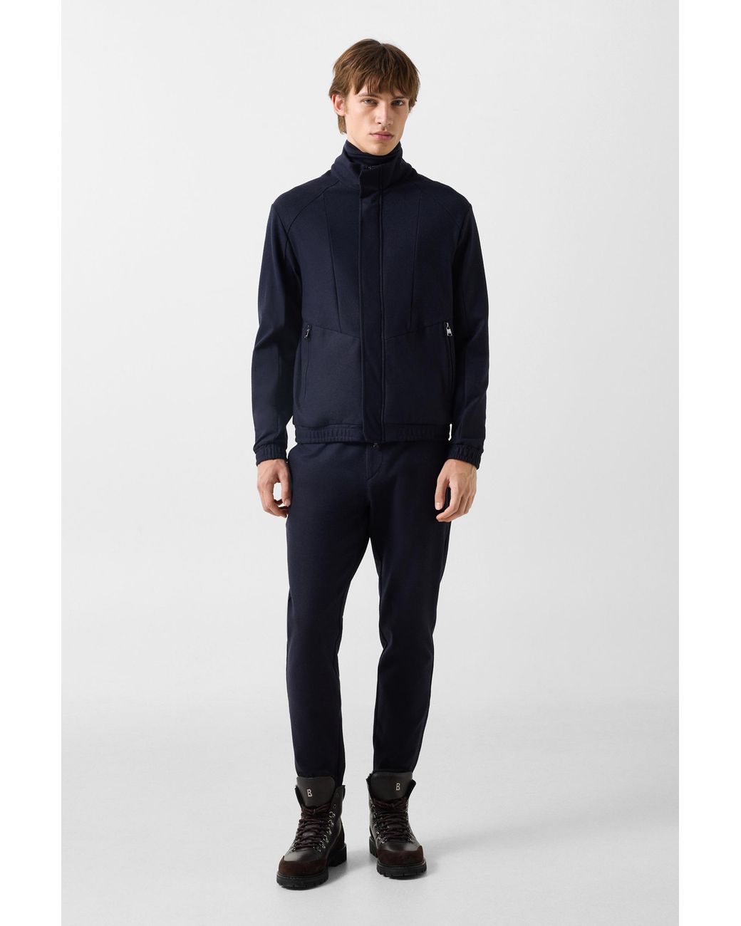 Bogner Blue Bradley Flannel Jacket for men