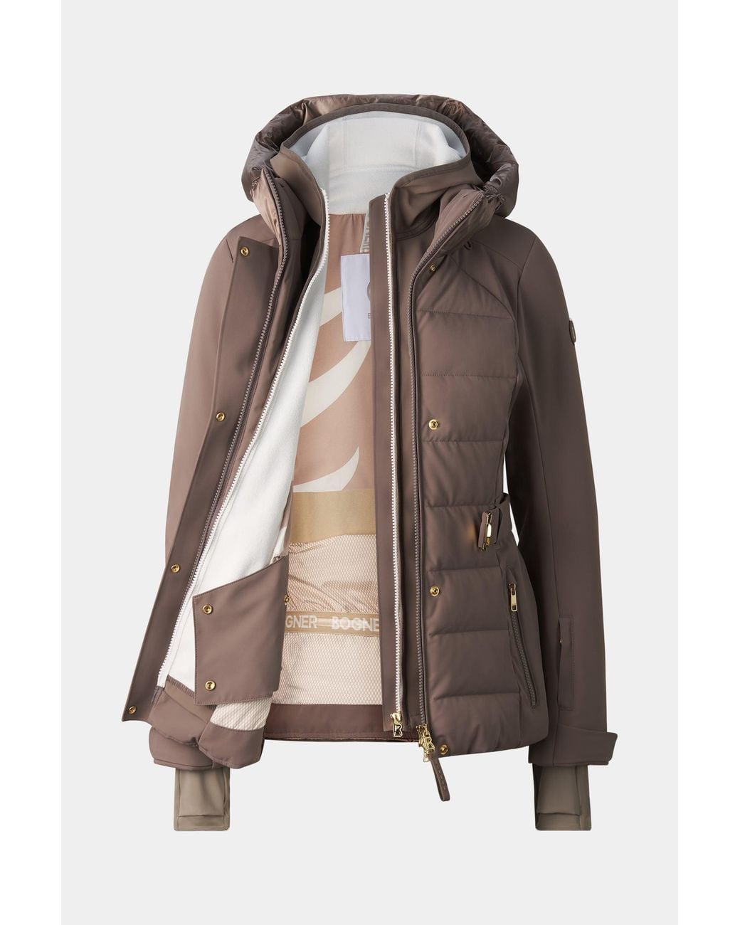 Bogner Brown Elva Ski Jacket