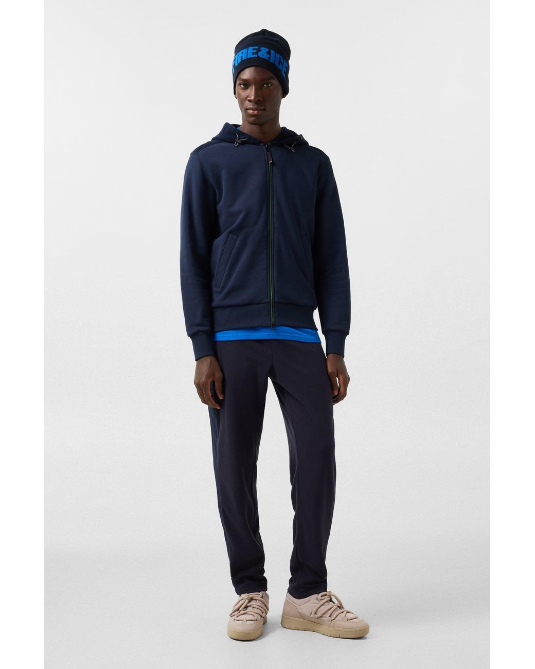Bogner Fire + Ice Blue Kano Cotton Jersey Jacket for men