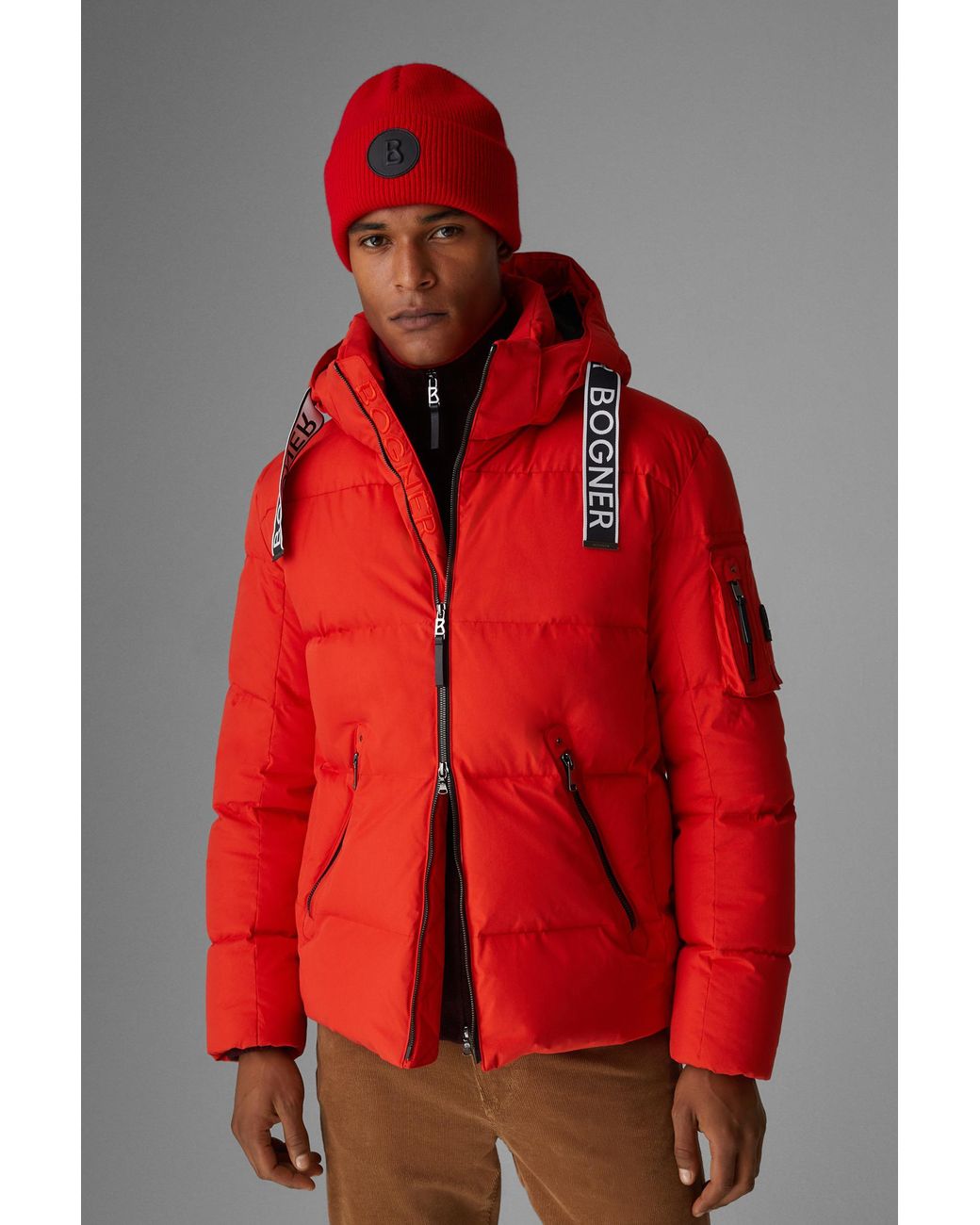 Bogner Jamy Down Jacket in Red for Men | Lyst