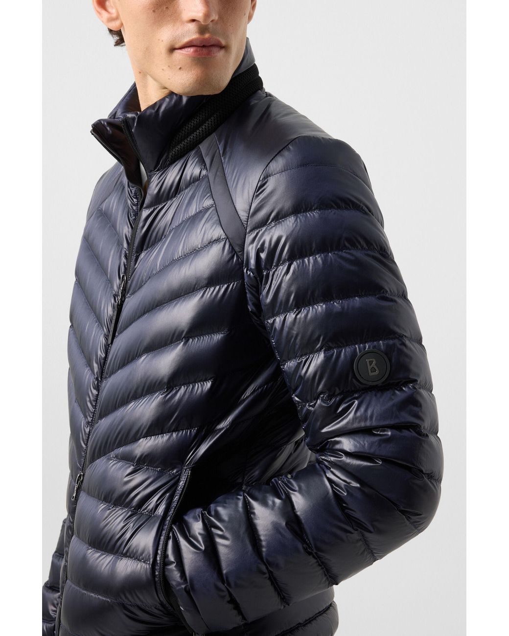 Bogner Blue Liman Lightweight Down Jacket for men