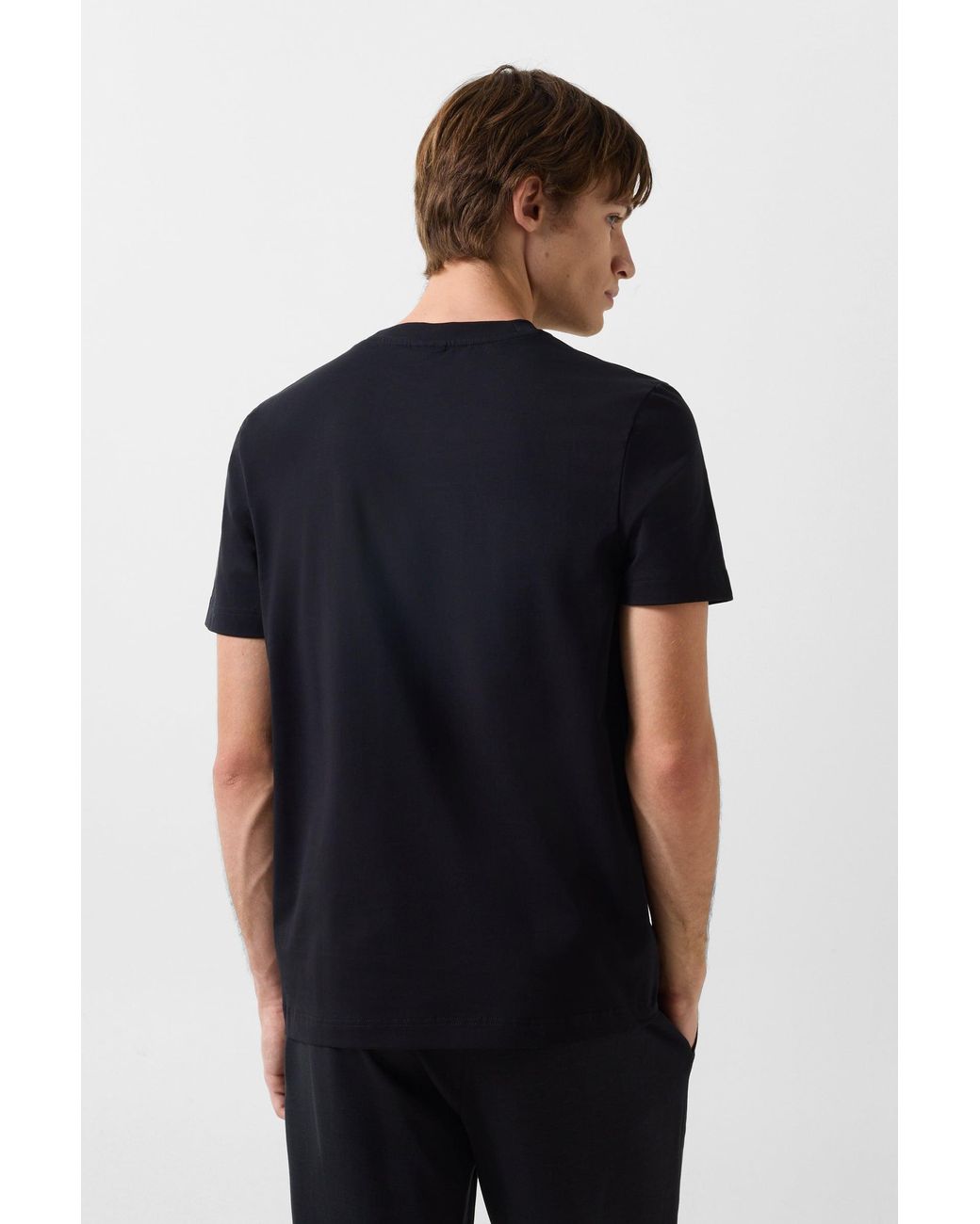 Bogner Black Ryan Cotton-Blend T-Shirt For for men