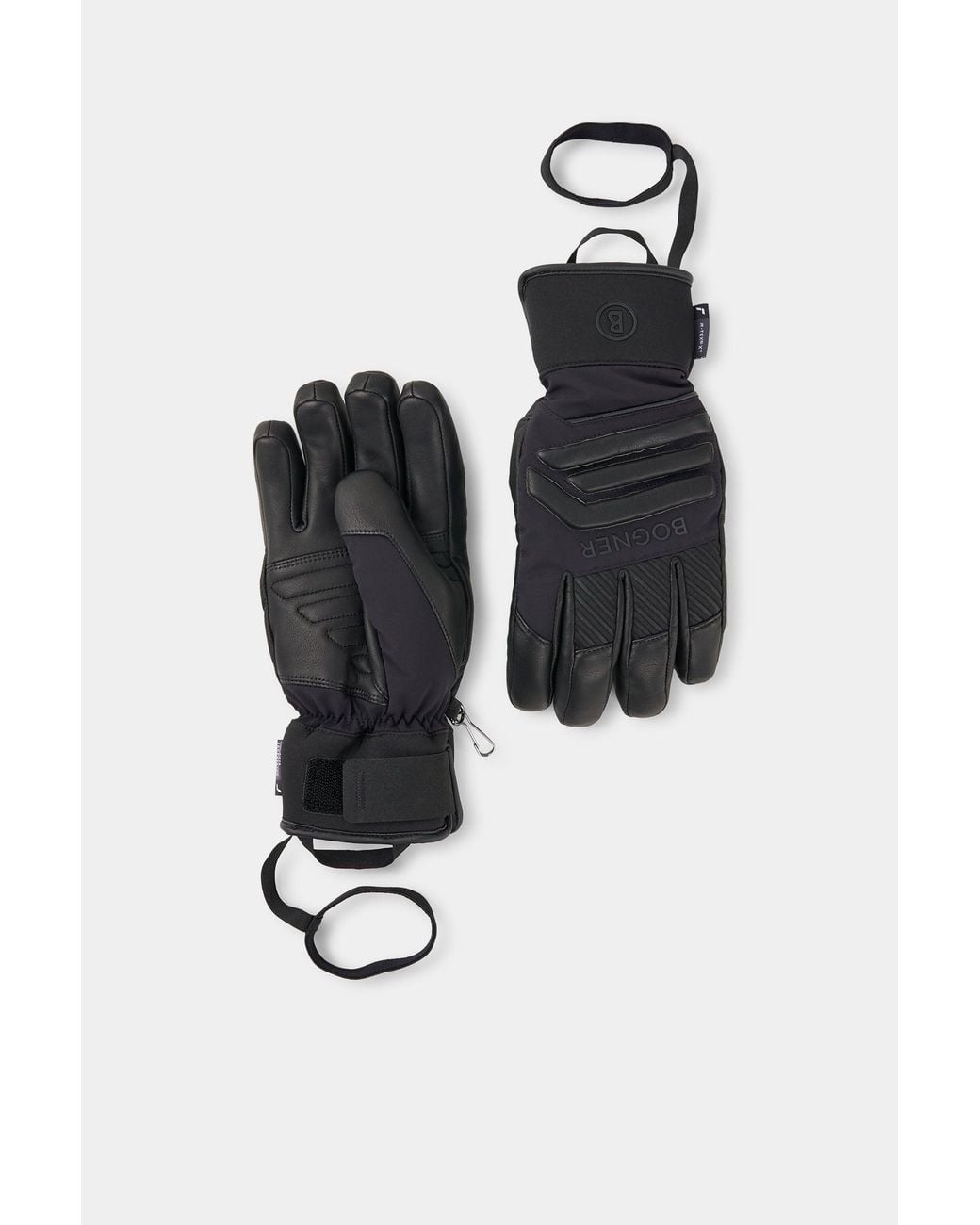 Bogner Black Gloves Alex for men