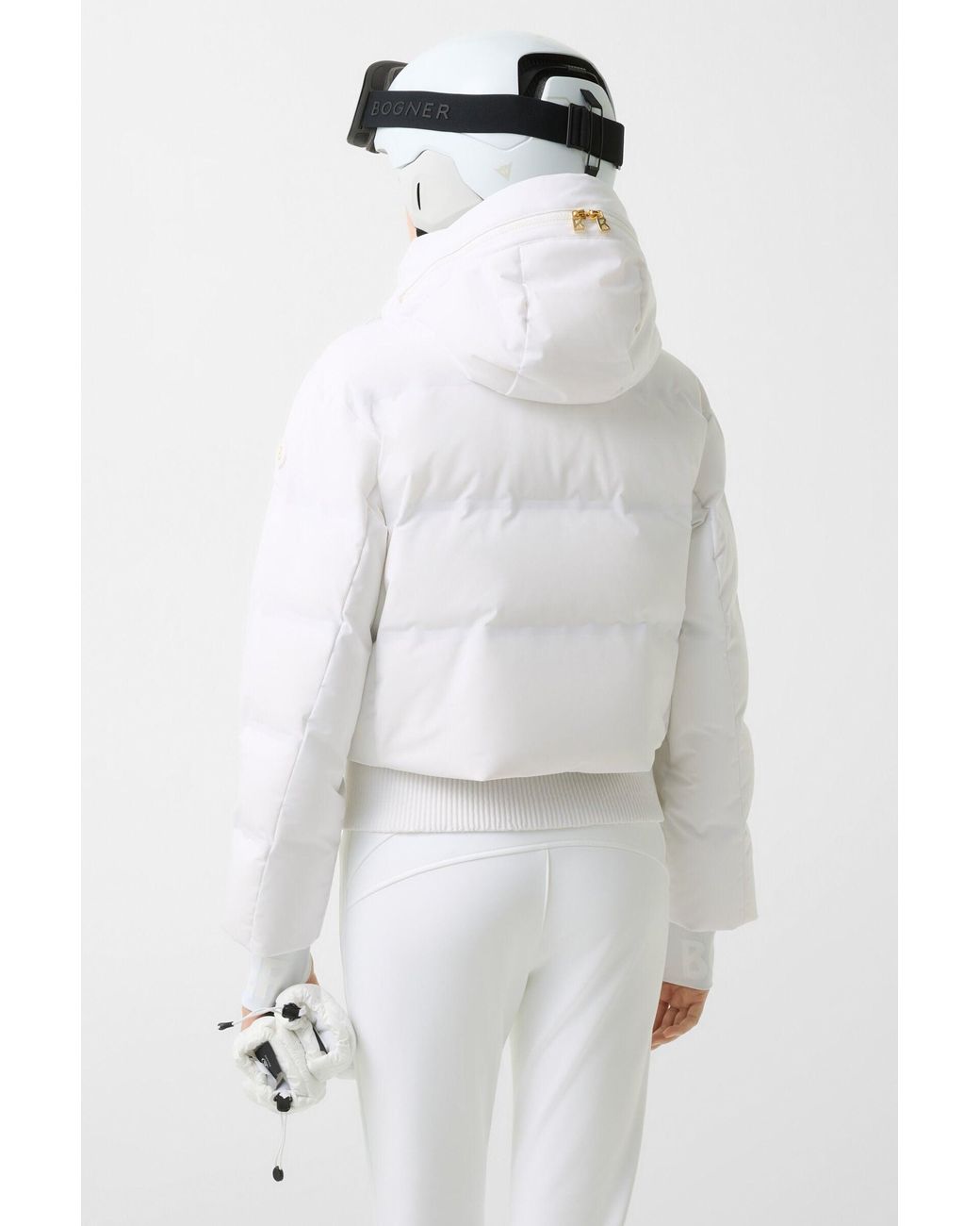 Bogner White 2-in-1 Down Ski Jacket Suri
