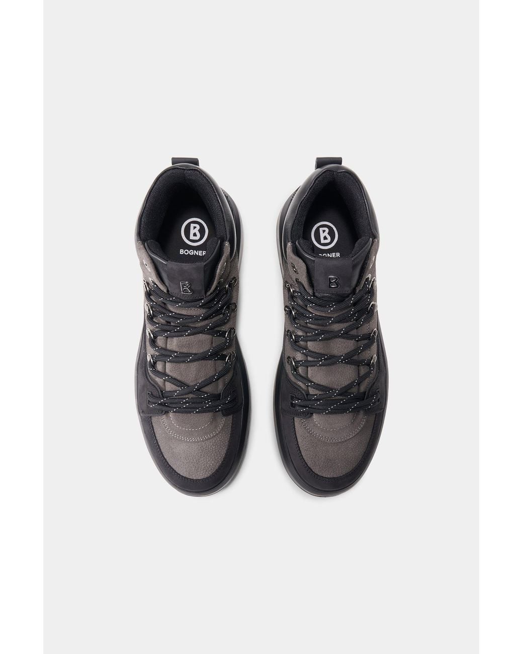Bogner Black Antwerp High-top Trainers for men