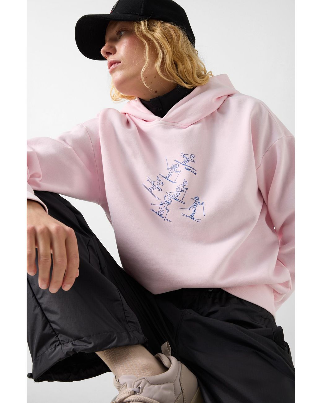 Bogner Fire + Ice Pink Sibel Cotton Hoodie