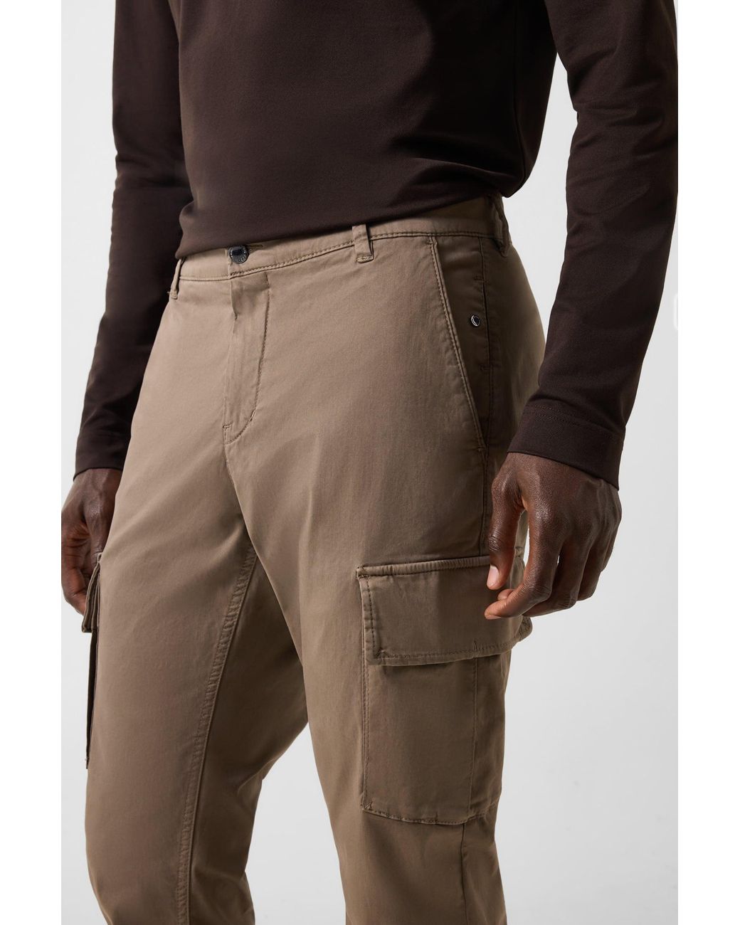 Bogner Brown Bruno Cargo Trousers for men